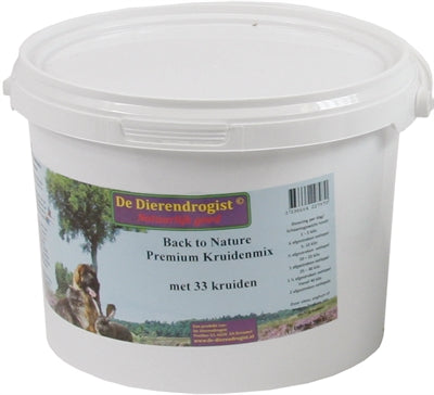 Dierendrogist Tierchemiker Back To Nature Premium-Kräutermischung Mit 33 Kräutern