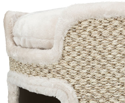 Trixie Kratztonne Ria Kratzbaum Hellgrau / Natur