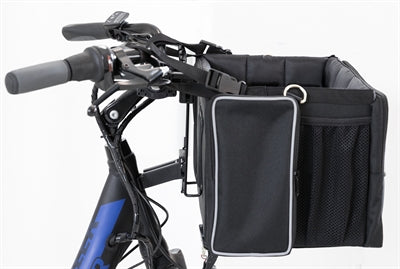 Trixie Fahrradkorb Für Lenker Nylon Schwarz / Grau