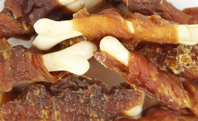 Wanpy Ofengeröstetes Hühnerfleisch / Kalzium-Knochen-Twistswanpy Jerky