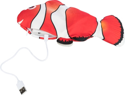 Trixie Flunder Fisch Stoff Katzenminze Orange