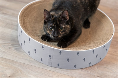 Trixie Kratzerkorb Lilly Karton Katzenminze Hellgrau