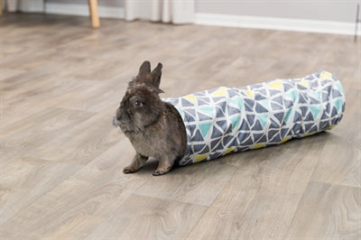 Trixie Nagetiertunnel Sonnig Plüschig Grau