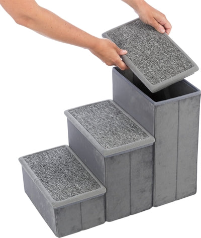 Trixie Korbhaus Harvey Mit Treppe Grau/Weiss