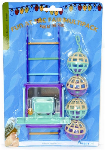 Happy Pet Vogelspielzeug Mp Ball / Leiter / Stange