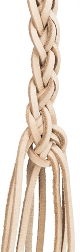 Trixie Schnürsenkel Leder Mit Holzperlen Natur
